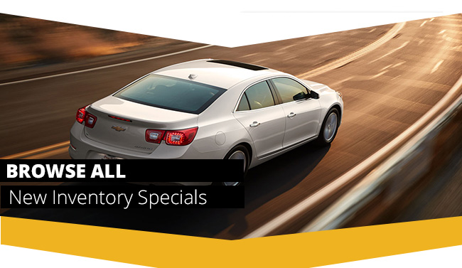 Browse all new inventory specials