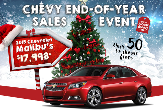 Chevy End of Year Sales Event