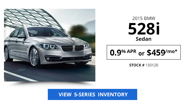 2015 BMW 528i Sedan for $459/mo*