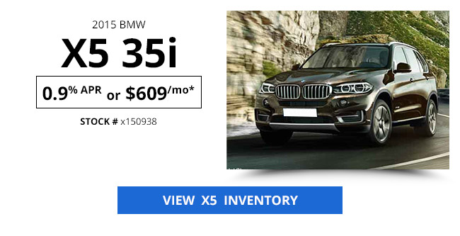2015 BMW X5 35i for $609/mo*