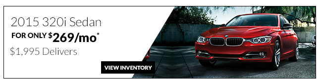 2015 320i Sedan for only $269/mo*
