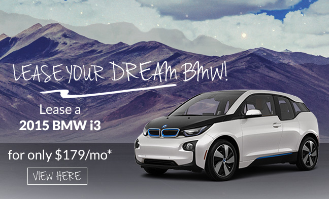 Lease a 2015 BMW i3 for only $179/mo*