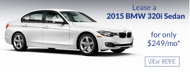 Lease a 2015 BMW 320i Sedan for only $249/mo*