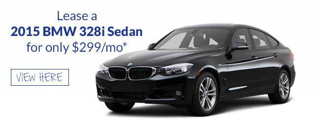 Lease a 2015 BMW 328i Sedan for only $299/mo*