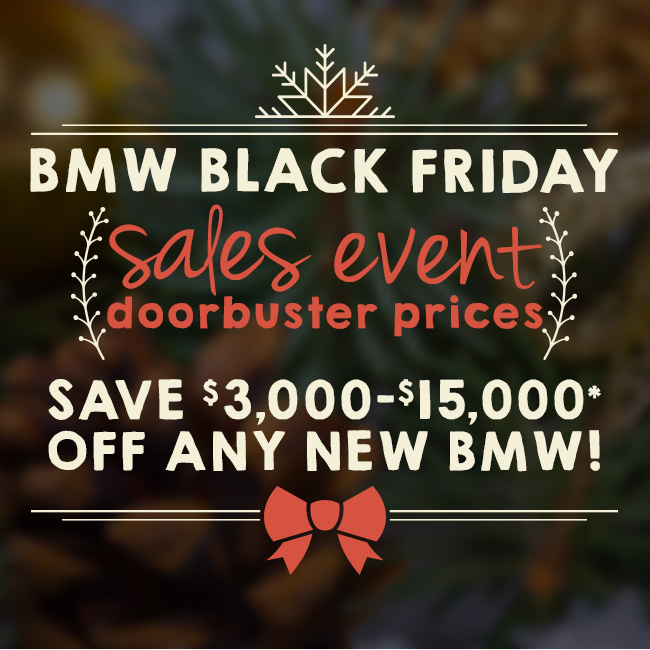 BMW Black Friday Sales Event