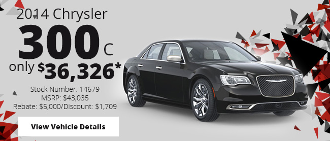 2014 Chrysler 300 C for $36,227*