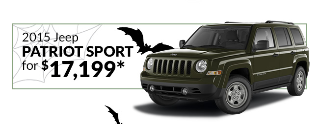 2015 Jeep Patriot Sport for $17,199*
