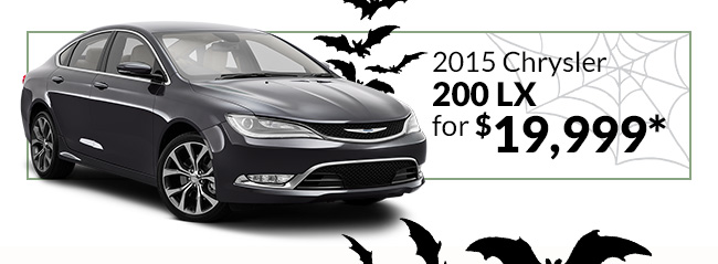 2015 Chrysler 200 LX for $19,999*
