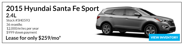 View Hyundai Santa Fe Sport Inventory