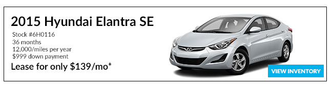 2015 Hyundai Elantra SE