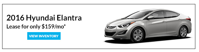 2016 Elantra lease for $159/mo*