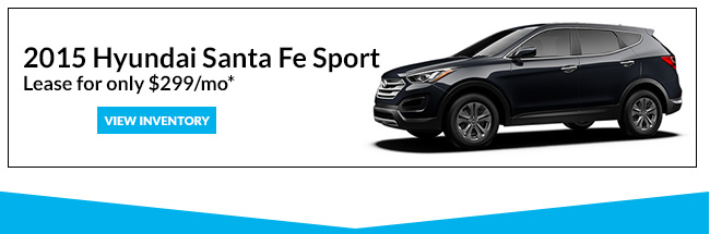 2015 Santa Fe Sport lease for $299/mo*