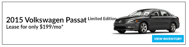 2015 Volkswagen Passat Limited Edition lease for only $199/mo*
