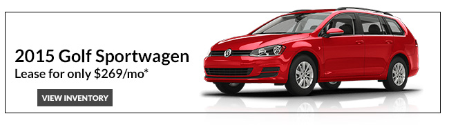 Lease a 2015 Golf Sportwagen for only $269/mo*