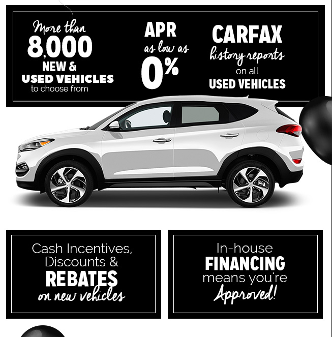 More than 6,000 new and used vehicles to choose from