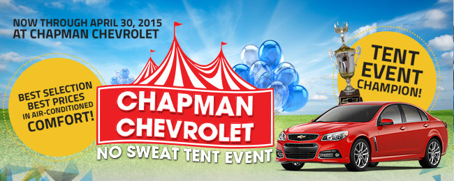 Chapman Chevrolet No Sweat Tent Event