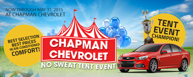 Chapman Chevrolet No Sweat Tent Event