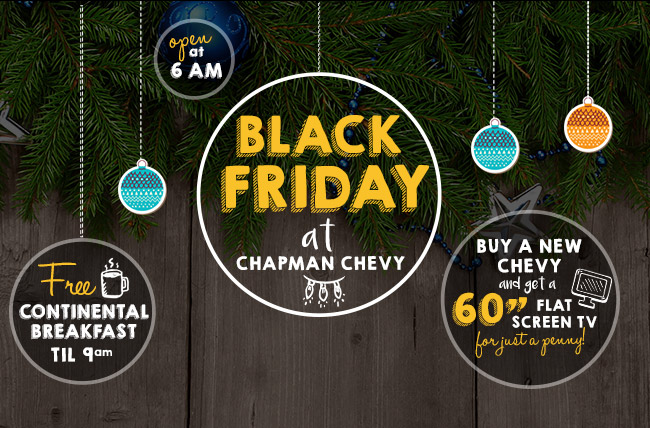 Black Friday at Chapman Chevrolet