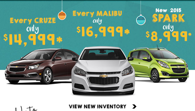 New Inventory Specials for Black Friday.