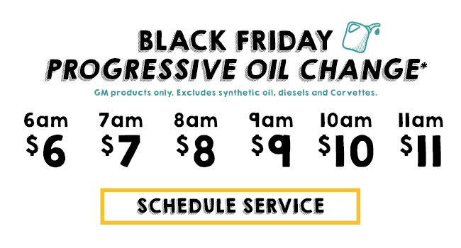 Progressive Oil Changes from 6am - 11am