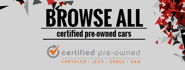 Browse all certified pre-owned cars