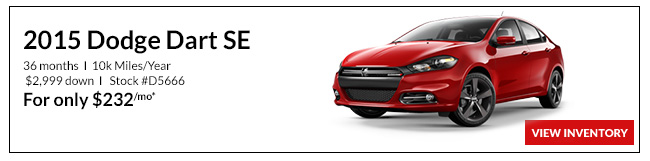 2015 Dodge Dart SE only $232/mo*