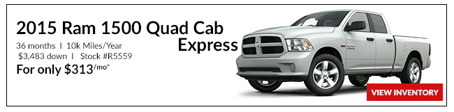 2015 Ram 1500 Quad Cab Express For only $313/mo*
