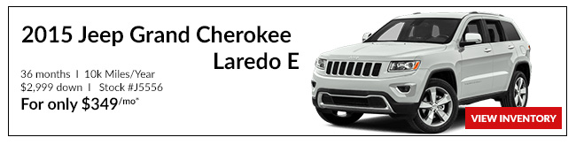 2015 Jeep Grand Cherokee Laredo E For only $349/mo*