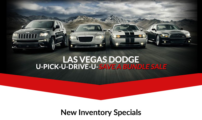 Las Vegas Dodge U-Pick-U-Drive-U-Save a Bundle Sale