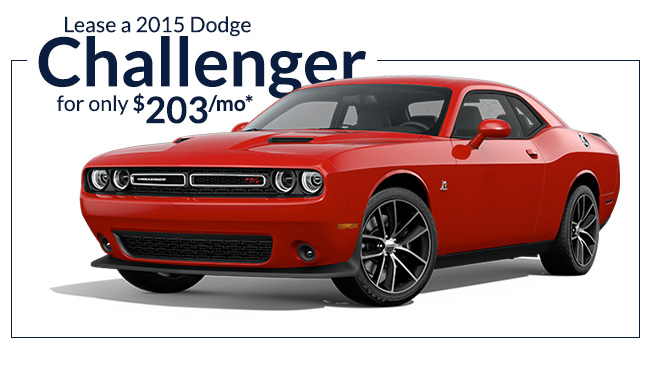 Lease a 2015 Dodge Challenger for only $223/mo*
