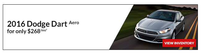 2016 Dodge Dart Aero only $268/mo*