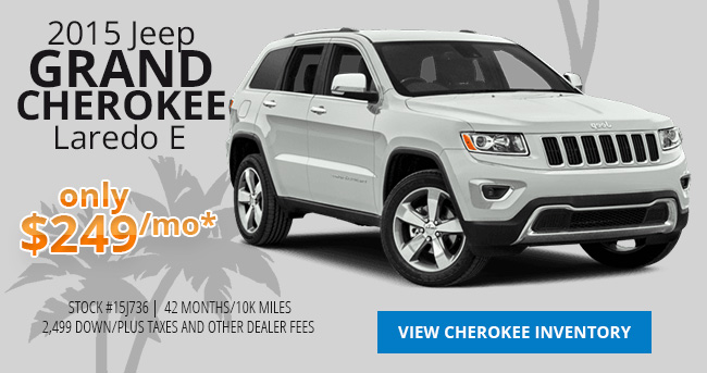 2015 Jeep Grand Cherokee Laredo E only $249/mo*