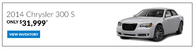 Purchase a 2014 Chrysler 300 S for only $31,999*