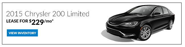 2015 Chrysler 200 Limited Lease for $229/mo*
