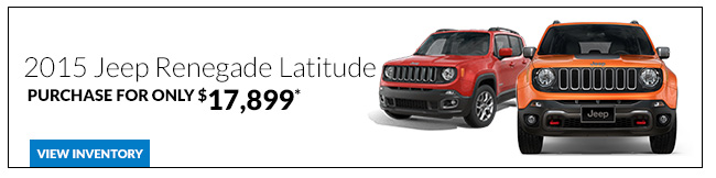 Purchase a 2015 Jeep Renegade Latitude for only $229/mo*