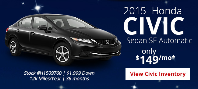 2015 Honda Civic Sedan LX only $159/mo*
