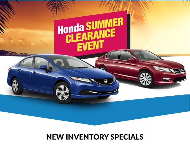 Honda Summer Clearance Event