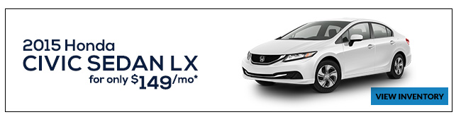 Lease a 2015 Honda Civic Sedan LX for on ly $149/mo*