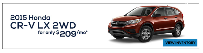 Lease a 2015 Honda CR-V LX 2WD for only $209/mo*