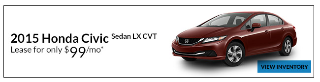 Lease a 2015 Honda Civic Sedan LX CVT for only $149/mo*