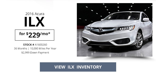 2016 Acura ILX for $229/mo*