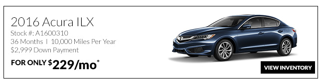 2016 Acura ILX for only $229/mo*