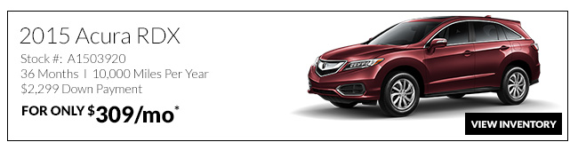 2015 Acura RDX for only $309/mo*