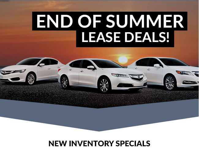 End of Summer Lease Deals