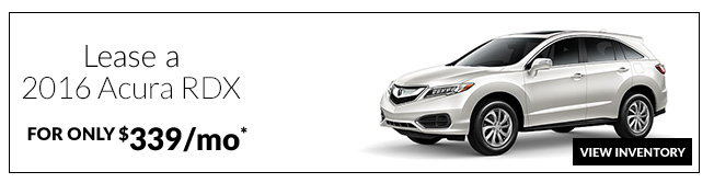 lease a 2016 Acura RDX for only $339/mo*