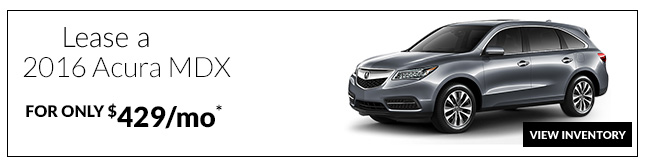 Lease a 2016 Acura MDX for only $429/mo*
