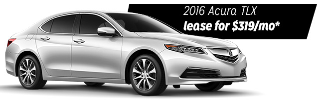 2016 Acura TLX lease for $319/mo*