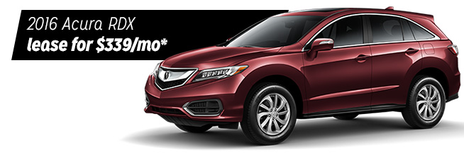2016 Acura RDX lease for $339/mo*