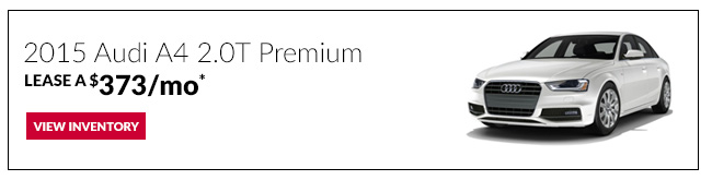 Lease a 2015 Audi A4 2.0T Premium for only $373/mo*