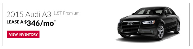 2015 Audi A3 1.8T Premium Lease for $346/mo*